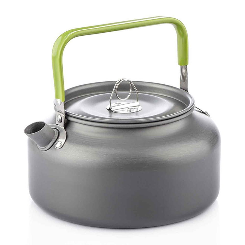 Coffee Equipment Camping - แบบพกพากลางแจ้งกาต้มน้ําหม้อน้ํากาน้ําชากาแฟหม้อในร่มอลูมิเนียมชากาต้มน้ํากลางแจ้ง Camping Hiking ปิกนิกหม้อ