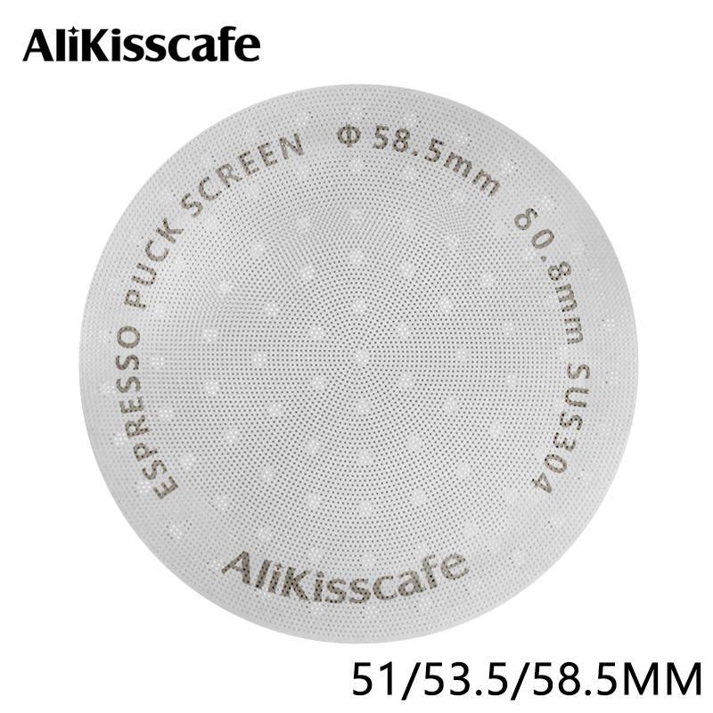 Quality Coffee Equipment - Alikisscafe ตัวกรองแบบเหน็บ, เอสเปรสโซ่ขนาด51มม. 53.5มม. 58.5มม. ตัวกรอง0.8มม.