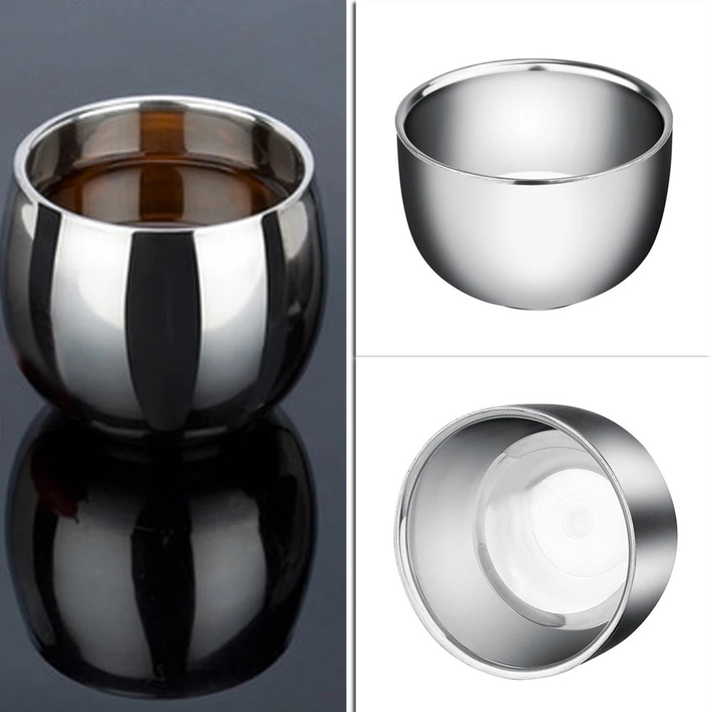 Quality Coffee Equipment - คุณภาพสูง 100/150 ML ถ้วยสแตนเลส Double Layer