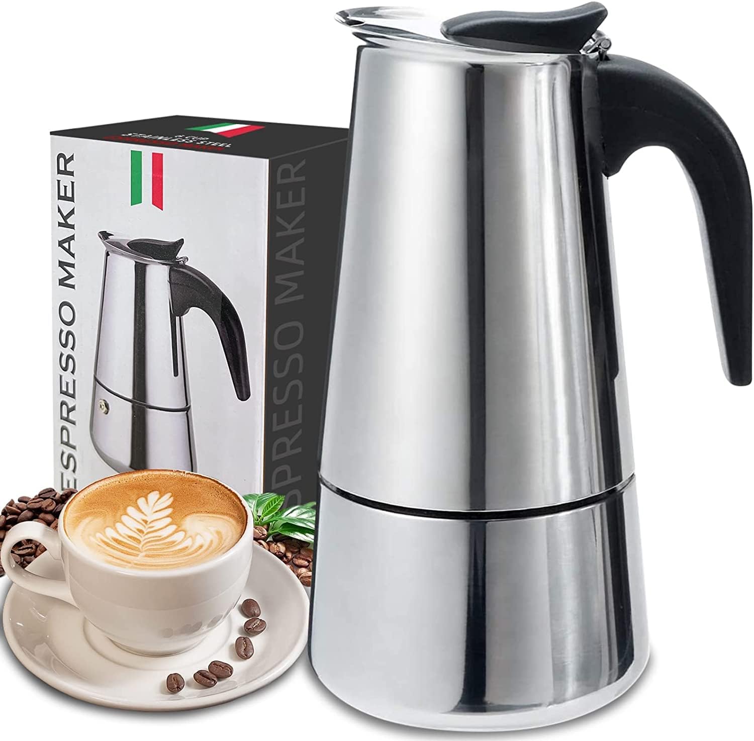 Quality Coffee Equipment - เครื่องชงกาแฟโมคา4/6/9ถ้วย, เครื่องชงกาแฟเอสเปรสโซเครื่องชงกาแฟลาเต้เครื่องชงกาแฟโมคา