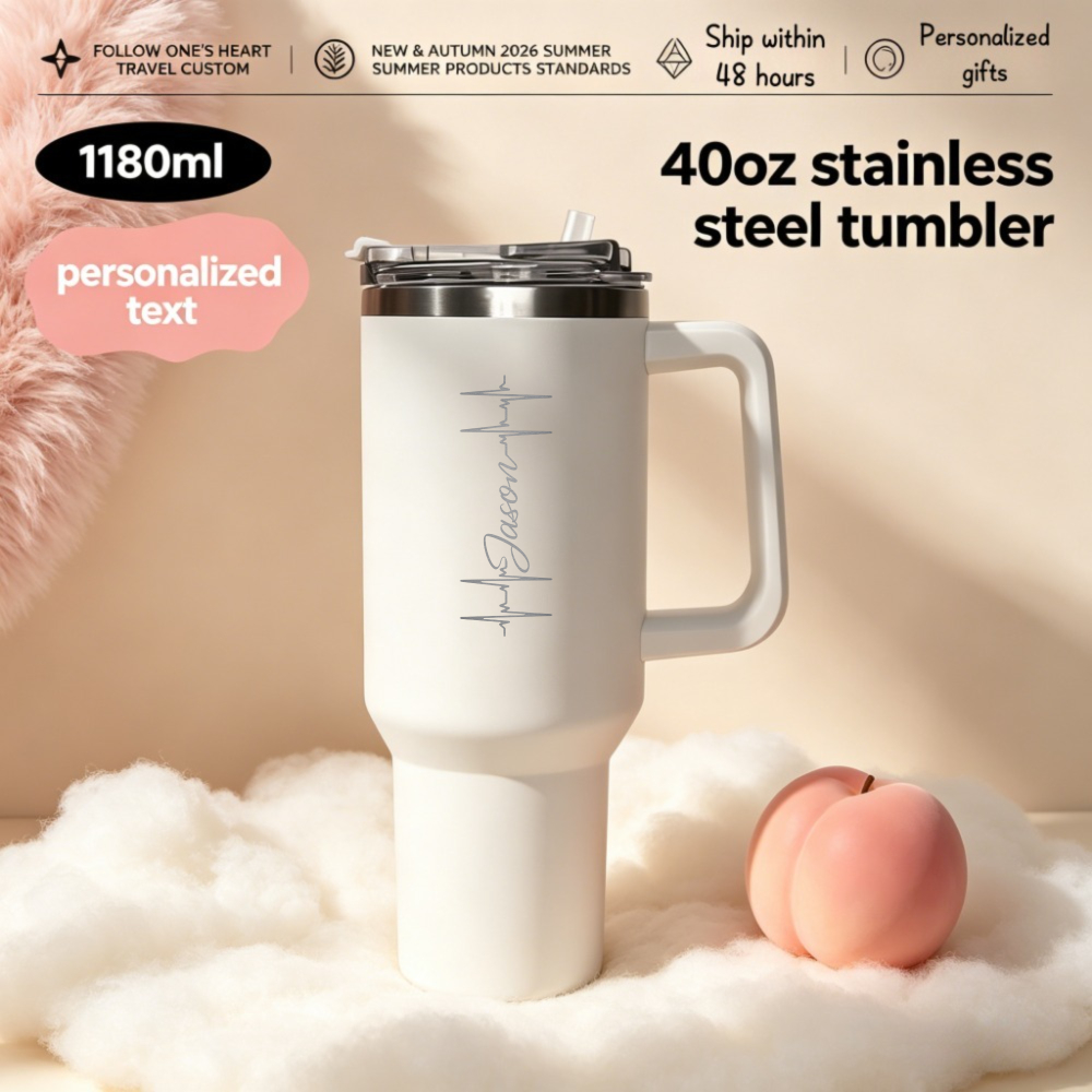 Coffee Equipment For Camping - ขวดน้ำสแตนเลสเก็บอุณหภูมิ 1 ลิตร พร้อมข้อความส่วนตัว แก้วเก็บความร้อนสำหรับกาแฟ ขวดน้ำดีไซน์สวยงามสำหรับเป็นของขวัญวันพ่อ