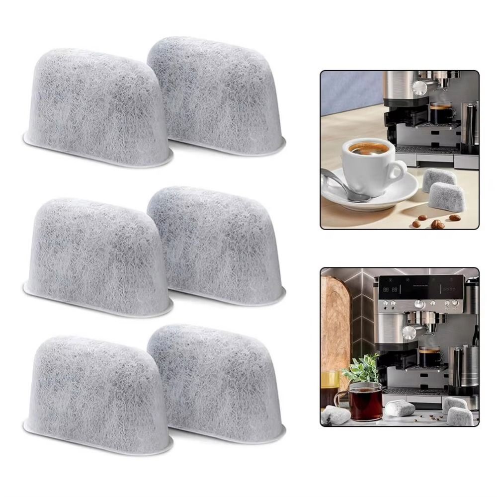 Quality Coffee Equipment - 6 ชิ้นคุณภาพสูงถ่านน้ํากรองน้ํากรองกาแฟเครื่องกรองสําหรับ NINJA ES601/NINJA 655/NINJA 701