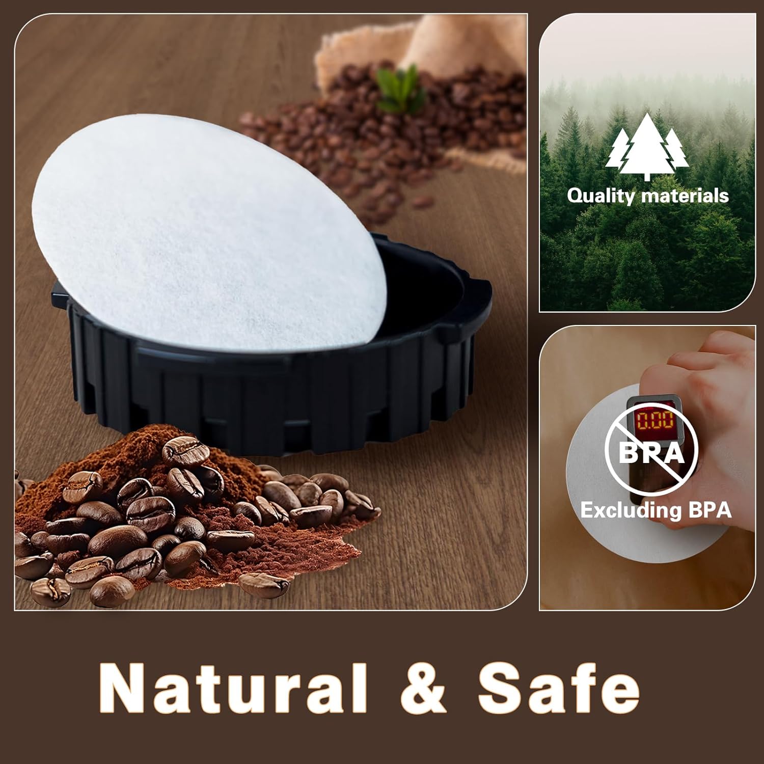 ตัวกรองกาแฟแบบกลมเข้ากันได้กับ - Quality Coffee Equipment บทวิจารณ์และราคา