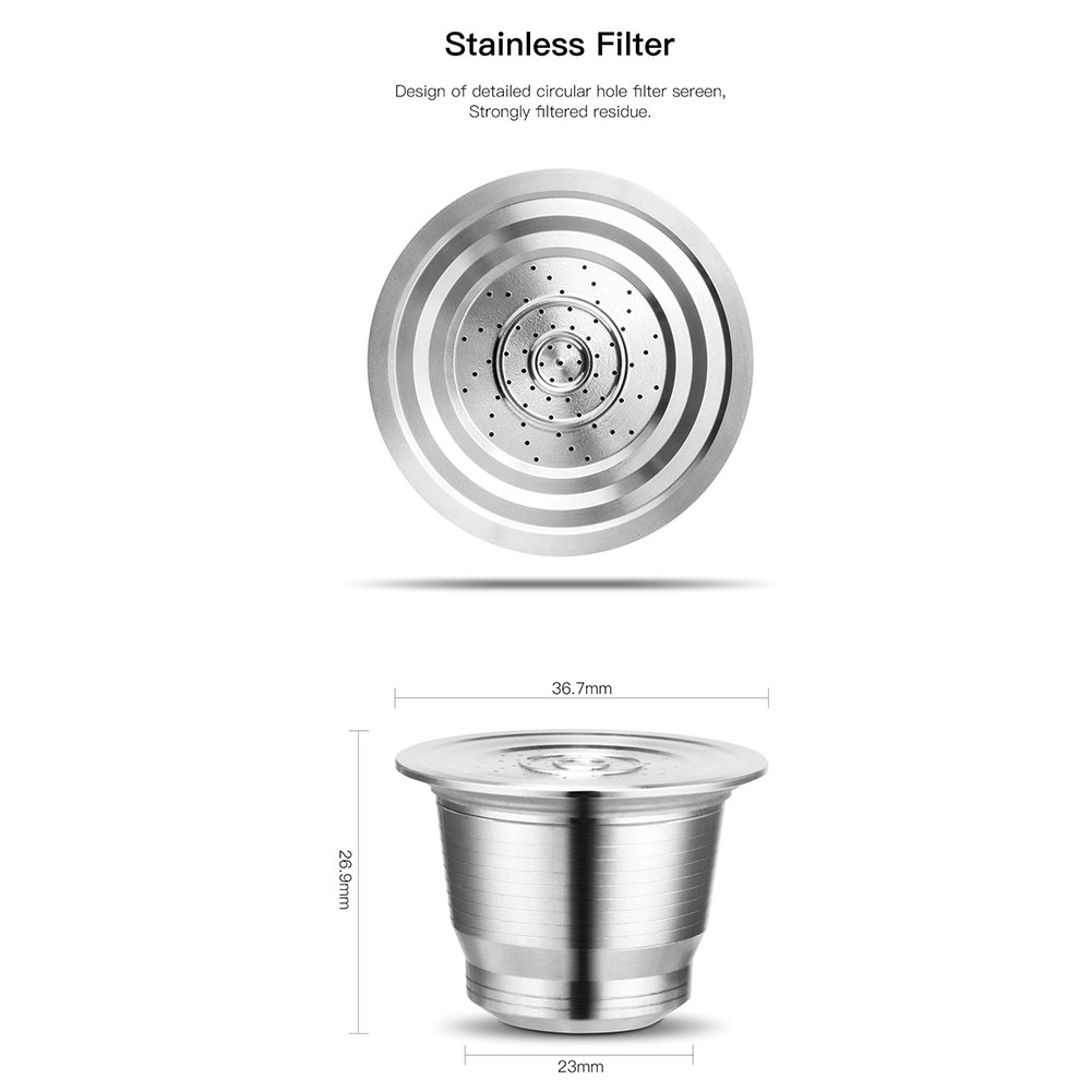 Nespresso แคปซูลกาแฟแบบใช้ซ้ํา - Quality Coffee Equipment บทวิจารณ์และราคา