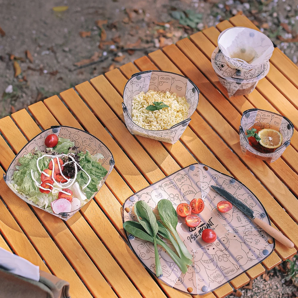 PP พับอาหารเย็นแบบพกพา Camp Fl - Coffee Equipment Camping บทวิจารณ์และราคา