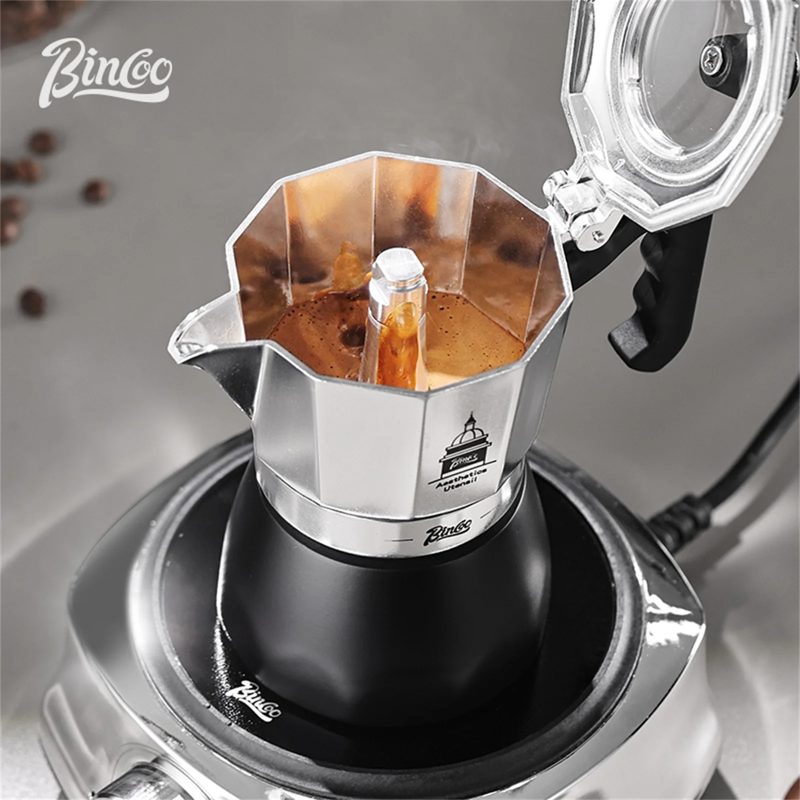 BINCOO วาล์วคู่ Moka Pot,Espre - Quality Coffee Equipment บทวิจารณ์และราคา