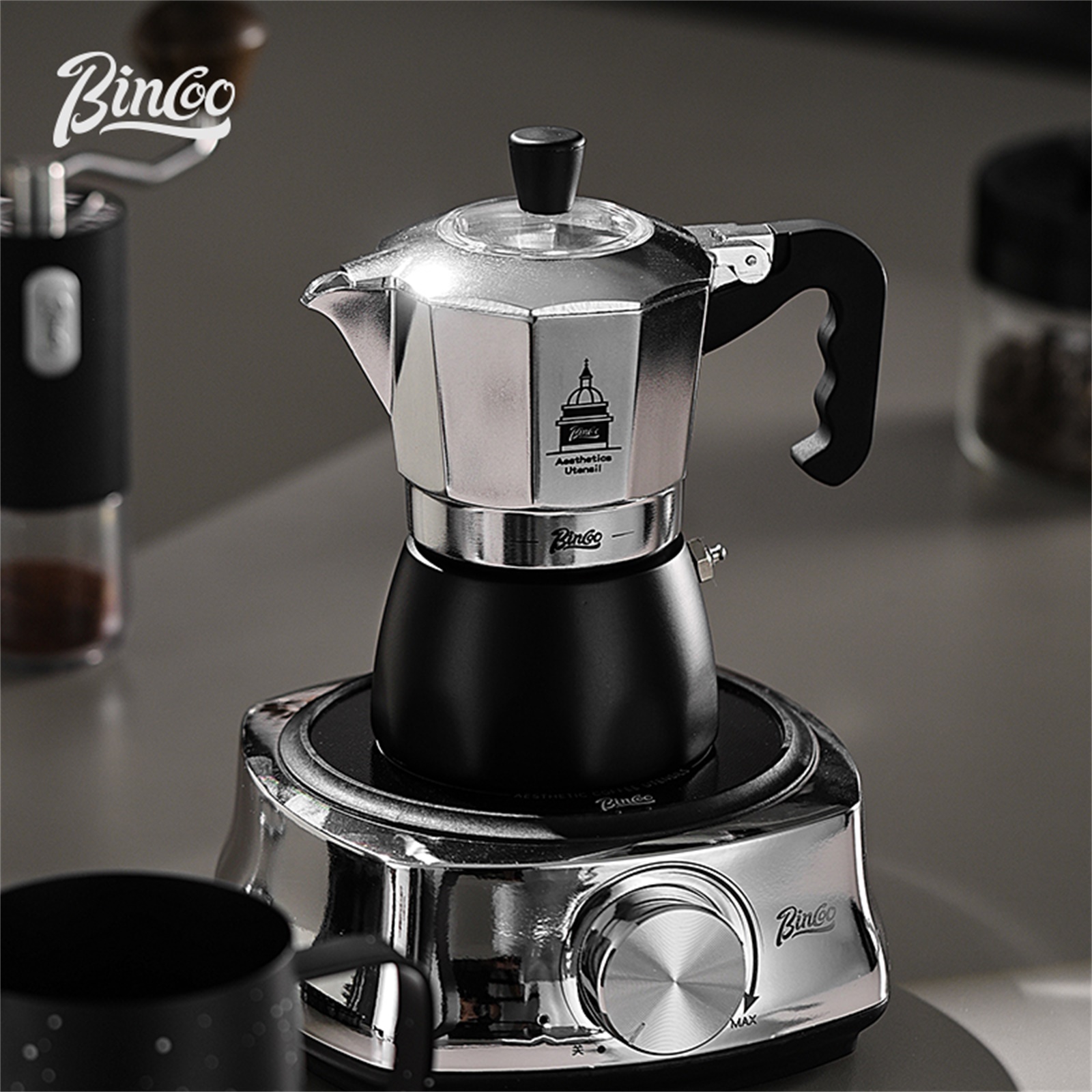 BINCOO วาล์วคู่ Moka Pot,Espre - Quality Coffee Equipment บทวิจารณ์และราคา
