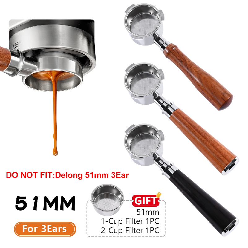 พอร์ทาฟิลเตอร์แบบไม่มีก้น 51 ม - Quality Coffee Equipment บทวิจารณ์และราคา
