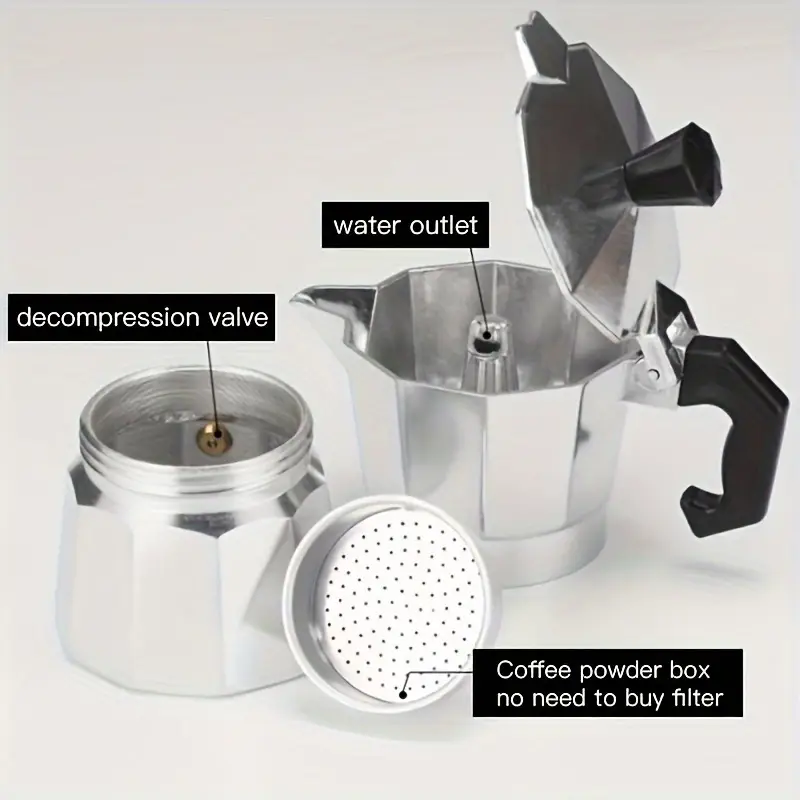 หม้อต้มกาแฟโมก้าอะลูมิเนียมแบบ - Quality Coffee Equipment บทวิจารณ์และราคา
