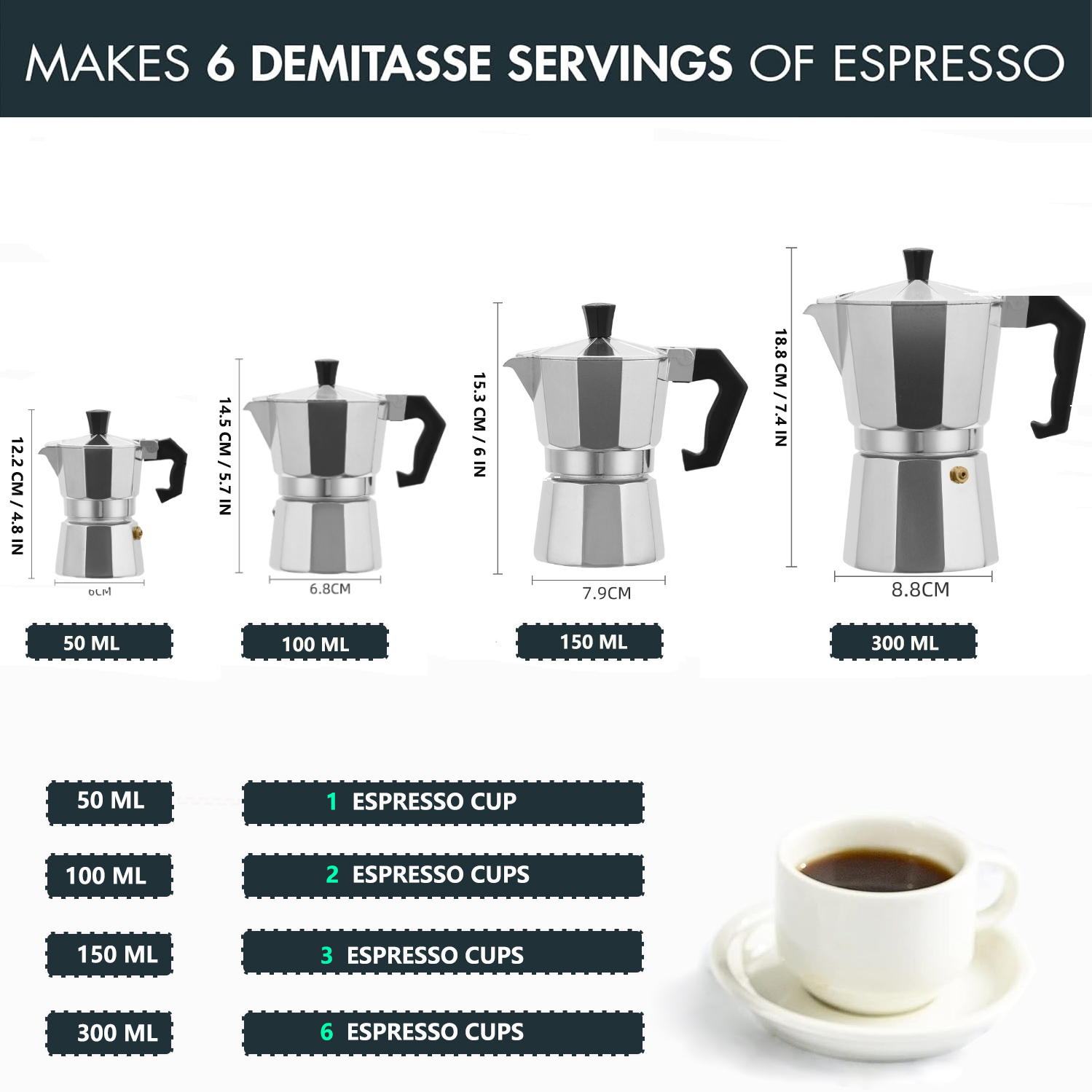 หม้อต้มกาแฟโมก้าอะลูมิเนียมแบบ - Quality Coffee Equipment บทวิจารณ์และราคา