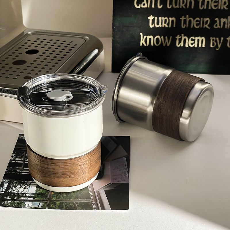 แก้วกาแฟสแตนเลสพร้อมฝาปิดแก้วท - Coffee Equipment Camping บทวิจารณ์และราคา