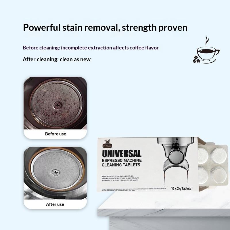 แท็บเล็ตขจัดคราบตะกรันเครื่องช - Coffee Equipment For Espresso Machine บทวิจารณ์และราคา