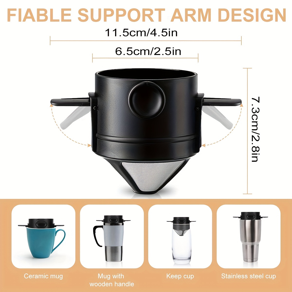 ที่กรองกาแฟแบบพกพาตัวกรองเครื่ - Coffee Equipment For Camping บทวิจารณ์และราคา